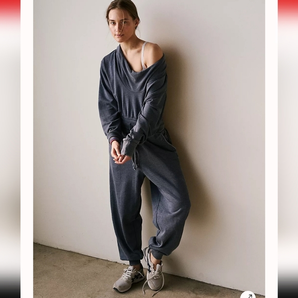 NWT FREE PEOPLE Midnight Navy Cozy Cocoon One Piece